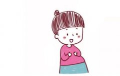 一文了解怀孕临近满月，孕妇肚子形态变化