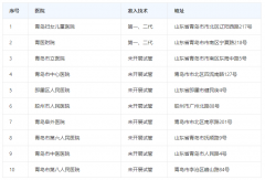 2024青岛试管医院排行榜，依照成功率排名！